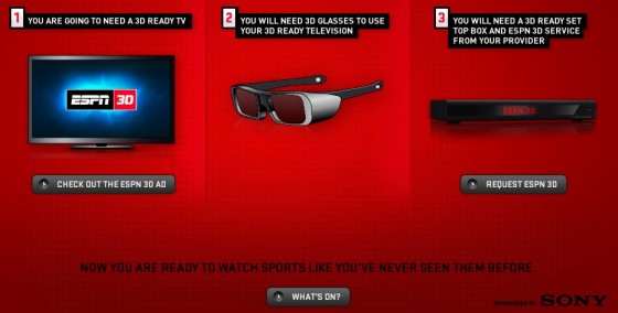 What you need to watch ESPN in 3D